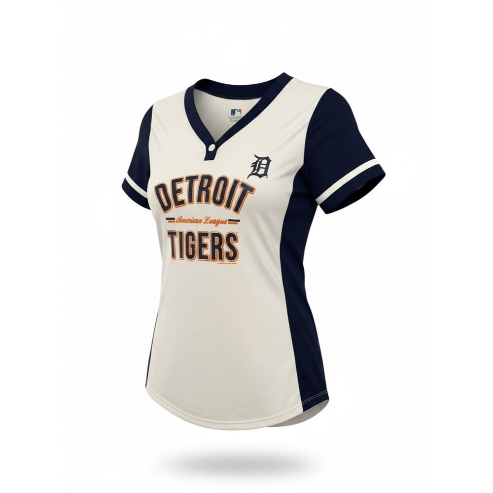 MLB Detroit Tigers Women's V-Neck Jersey
